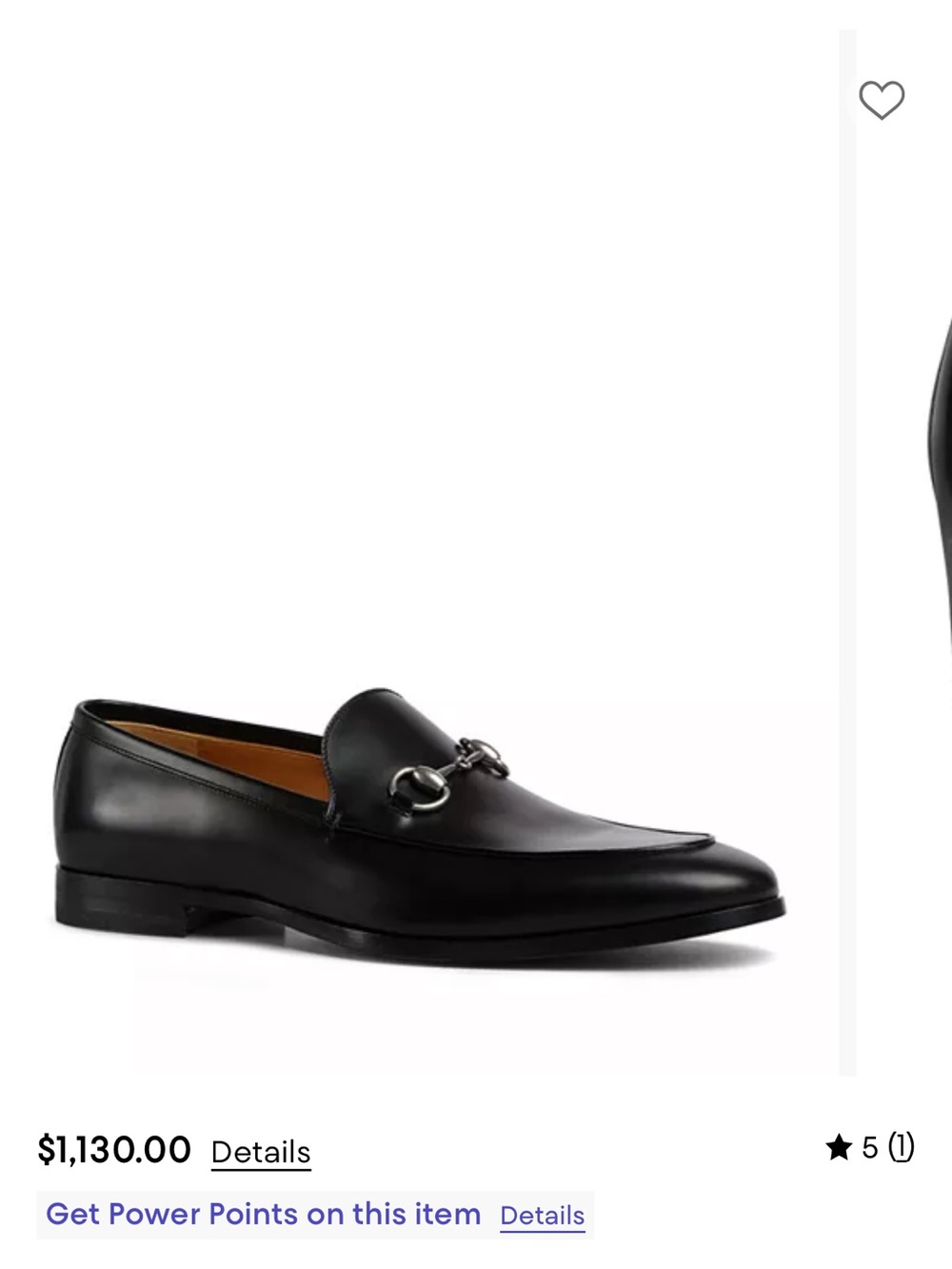 Gucci Black Leather Horsebit Loafers - Men